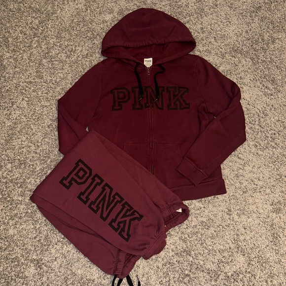 Victoria's Secret Hoodie and Joggers Set - Picture 1 of 3